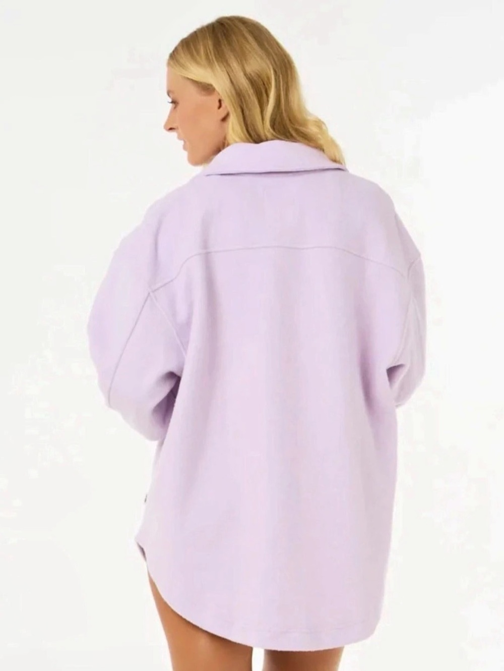 Rip Curl Lilac Fleece Jacket – Size Medium – Like New - Picture 2 of 2